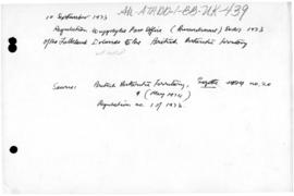 United Kingdom, British Antarctic Territory, various Ordinances, Orders and Regulations, 1973 to ...
