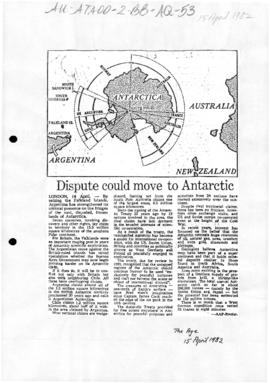 Press articles concerning the Falkland Islands/Islas Malvinas dispute