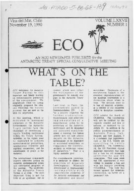 Environment campaign newsletters, "What's on the table?", "What we want", &qu...