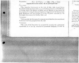 Decree no. 61,852-M.97 establishing the National Antarctic Commission