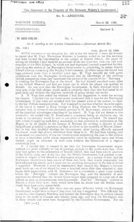 Diplomatic notes concerning Bouvet Island