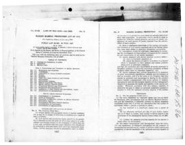 United States, Marine Mammal Protection Act 1972