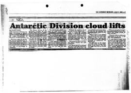 Diwell, Stuart "Antarctic Division cloud lifts" The Mercury