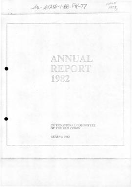 International Committee of the Red Cross, Annual Report 1982, "The South Atlantic conflict&q...