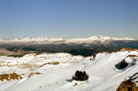 Du Cane Range and Mount Ossa under snow