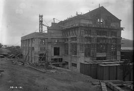 Structure of power house takes shape at E.Z. Co. Zinc Works at Risdon 1921