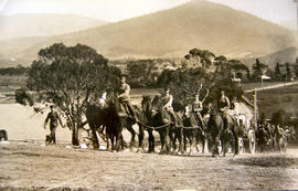 Procession at Claremont military camp