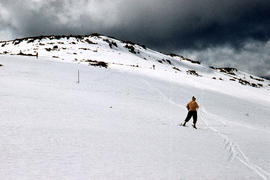 Ski runs near summit of Ben Lomond 1960