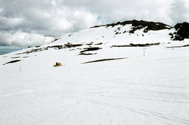 Snow vehicle near summit of Ben Lomond