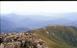 View from Mount Murchison to Mount Heemskirk