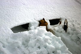 Building a snow cave