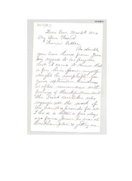 Letter : 1880