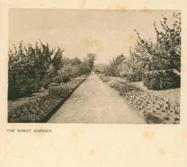 Photograph of the Great Garden at Ackworth School