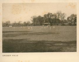 Photograph of the cricket field at Ackworth School