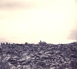 Rocks at summit of Mt Wellington