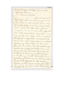 Letter : 1883