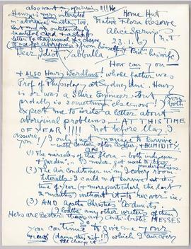 Letter - 23 January 1967