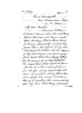 Letter : 17 December 1882