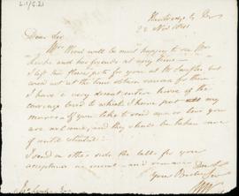 Letter: 22 November 1841