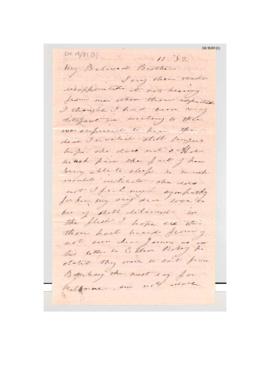 Letter :  November 1882  
