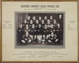 Photograph of Canterbury University College Football Club 1939