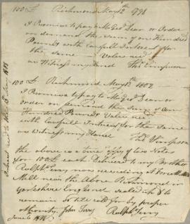 Bills :  June 1818