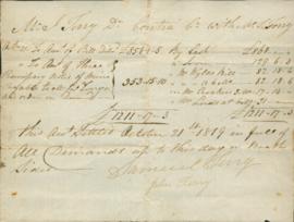 Account : October 1819